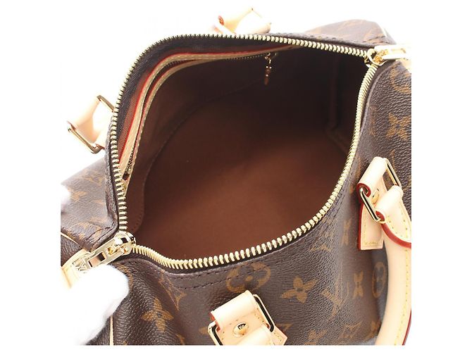 Sac à main Louis Vuitton Speedy Bandoulière 25 Monogram M46977 Marron - vue 3