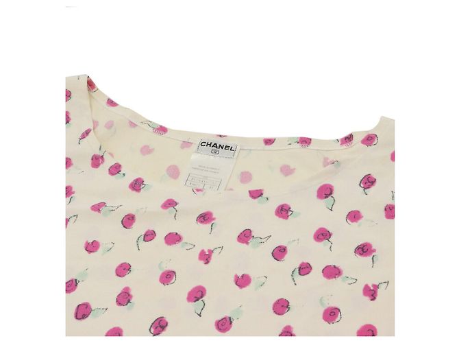 Top a maniche corte in nylon e spandex di Chanel - vista 3