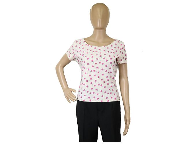 Top a maniche corte in nylon e spandex di Chanel - vista 9