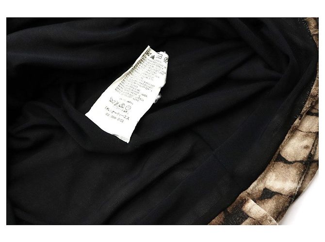 Max Mara Rayon-Woll-Stretch-Kleid mit Gürtel in Mehrfarben - Ansicht 8