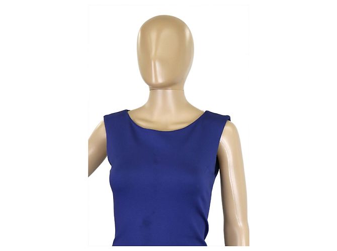 Autre Marque DF STUDIO Diane von Furstenberg Rayon Kleid Blau - Ansicht 4