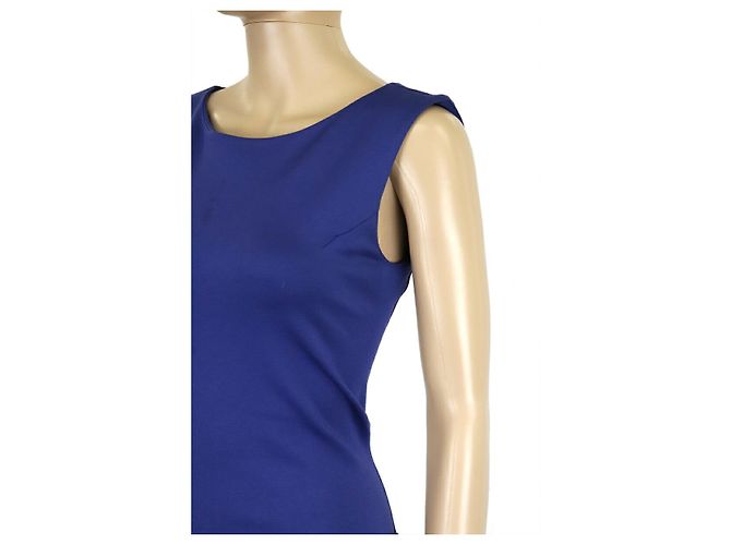 Autre Marque DF STUDIO Diane von Furstenberg Rayon Kleid Blau - Ansicht 5