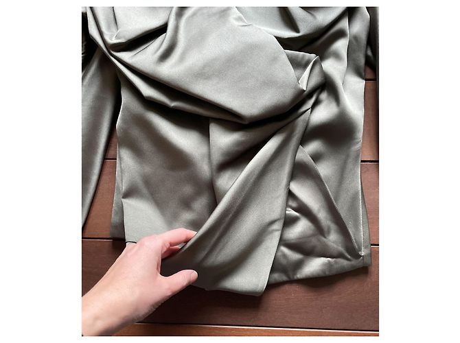 Autre Marque Guy Laroche Seidenjacke Bronze Größe S - Ansicht 3