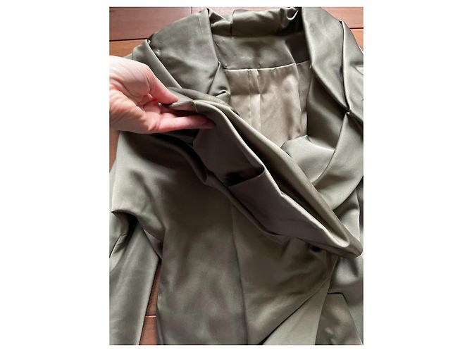 Autre Marque Guy Laroche Seidenjacke Bronze Größe S - Ansicht 4