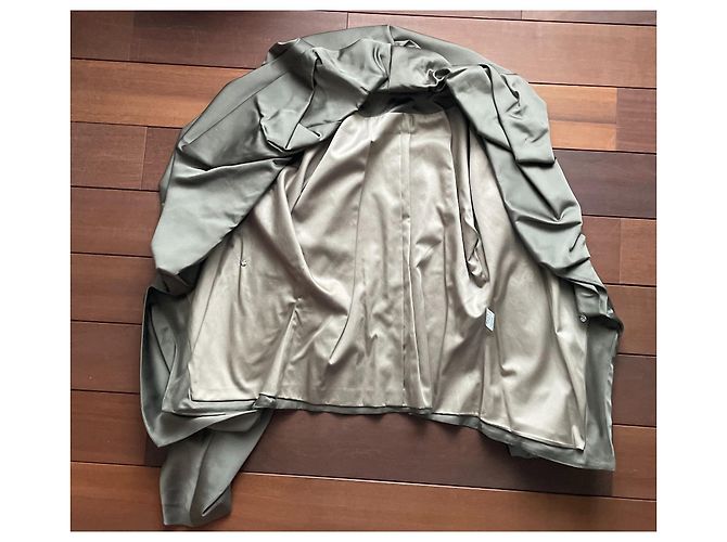 Autre Marque Guy Laroche Seidenjacke Bronze Größe S - Ansicht 6