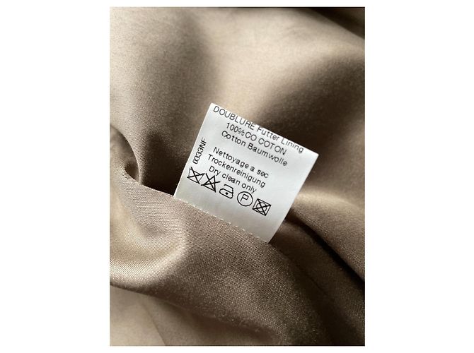 Autre Marque Guy Laroche Seidenjacke Bronze Größe S - Ansicht 8