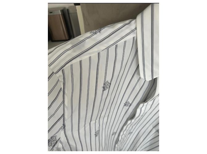 Camicia Louis Louise Bianca in Cotone Bianco - vista 2