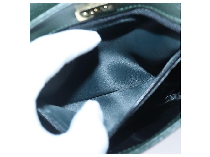 BALLY Borsa a Spalla in Pelle Marrone Verde Auth ti2296 - vista 12