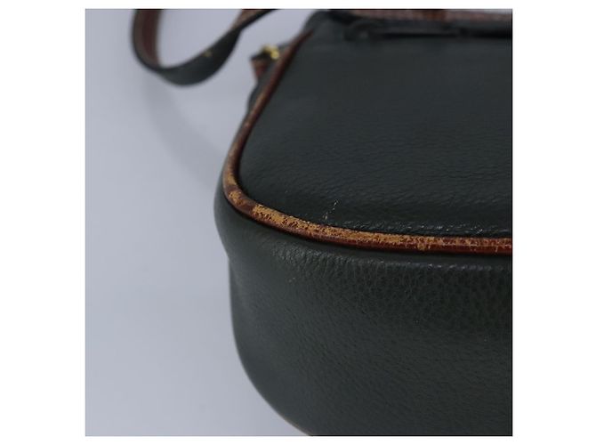 BALLY Borsa a Spalla in Pelle Marrone Verde Auth ti2296 - vista 15