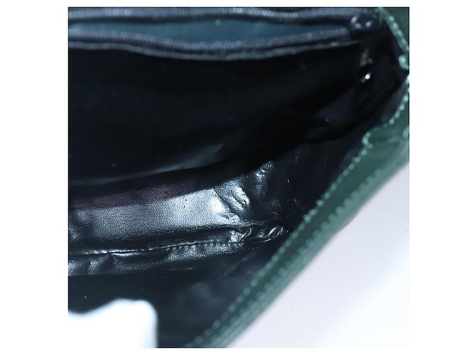 BALLY Borsa a Spalla in Pelle Marrone Verde Auth ti2296 - vista 19