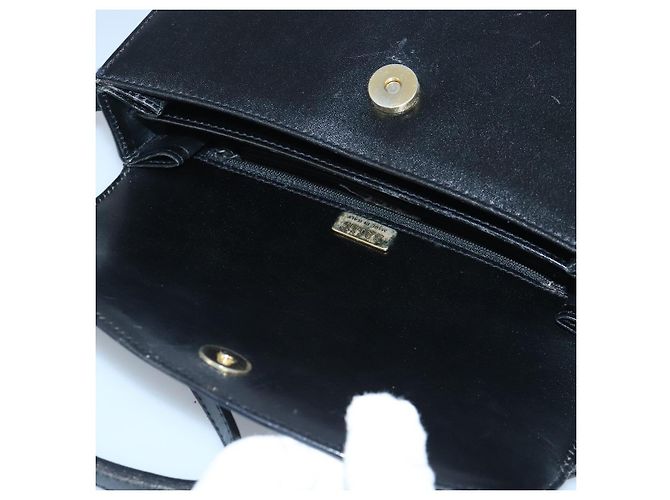 BALLY Borsa a Spalla in Pelle Nera Auth ti2287 Nero - vista 10
