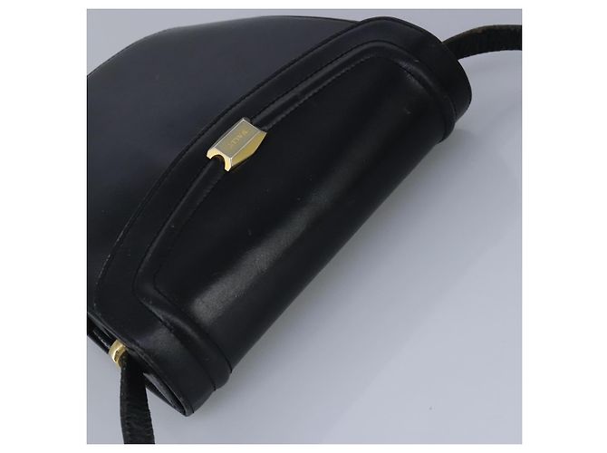 BALLY Borsa a Spalla in Pelle Nera Auth ti2287 Nero - vista 6