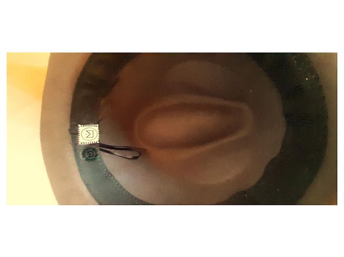 Cappello Hipanema forma Borsalino in feltro di lana marrone scuro - vista 9