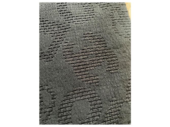 Chanel Jeans Monogramm Doppel CC Logo Schwarz Baumwolle - Ansicht 2