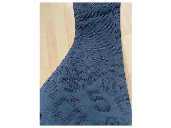 Chanel Jeans Monogramm Doppel CC Logo Schwarz Baumwolle - Ansicht 3
