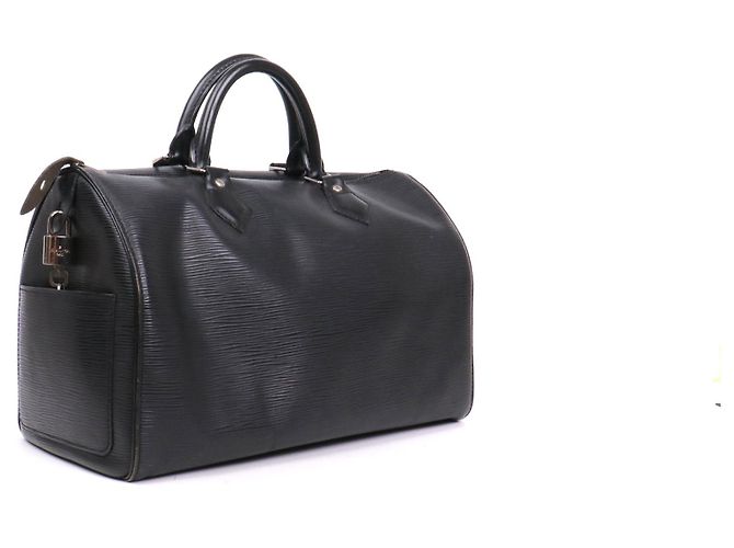 LOUIS VUITTON - Borsa Louis Vuitton Speedy 35 in pelle Epi nera Nero - vista 2