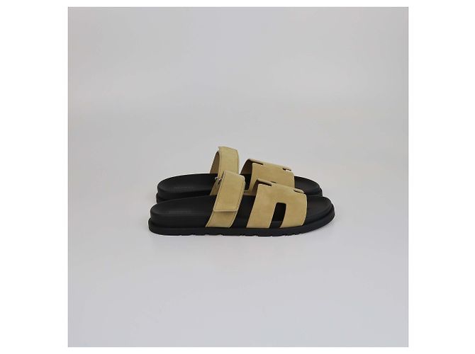Hermès Hermes Beige Chypre Sandalen - Ansicht 3