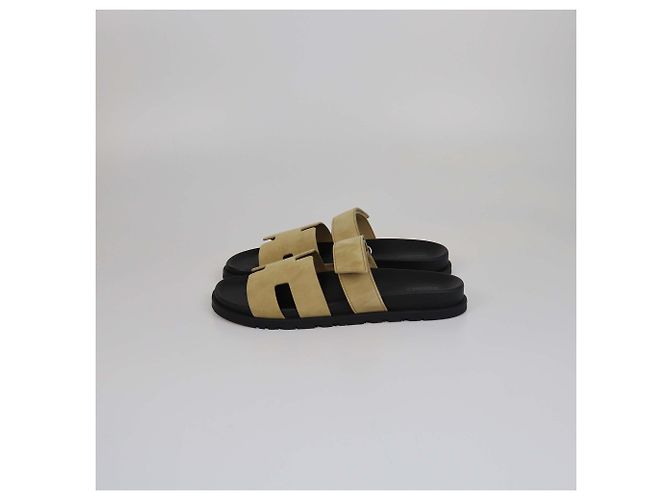 Hermès Hermes Beige Chypre Sandalen - Ansicht 4