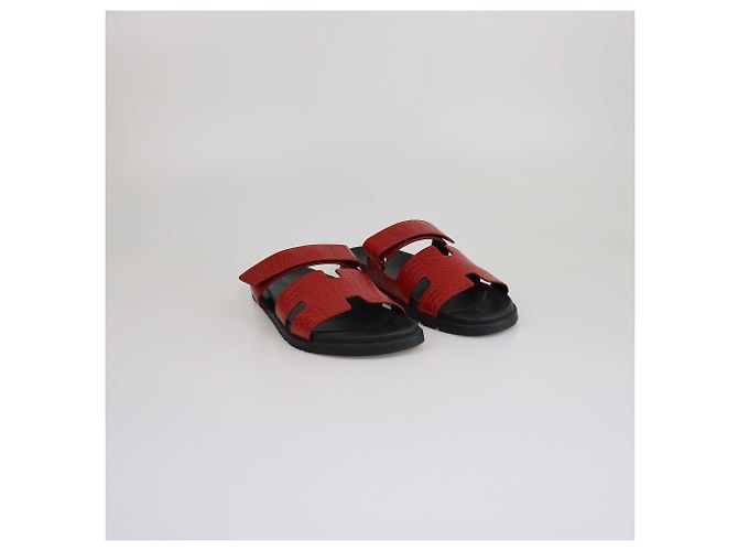 Hermès Sandalias Chypre de cocodrilo Hermes Braise - vista 2