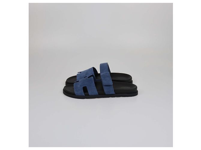 Hermès Sandalias Chypre Hermes Azul Celeste - vista 4
