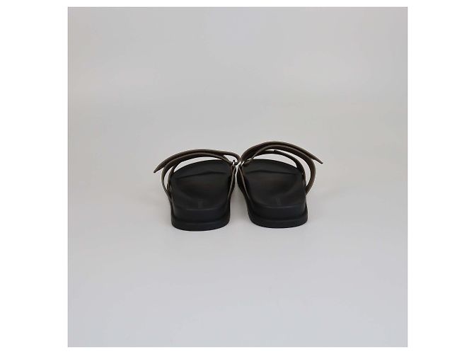 Hermès Chypre Sandalen Epsom Etoupe Hermes - Ansicht 5