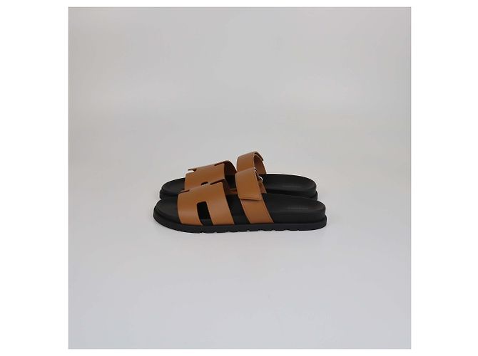 Hermès Hermes Gold Chypre Sandalen Golden - Ansicht 4