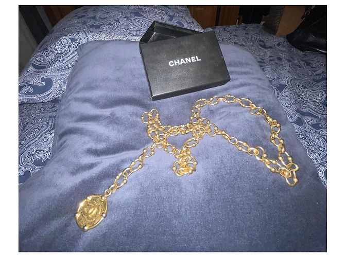 Cambon Chanel Kettengürtel Gold Metall 80 cm Golden - Ansicht 2