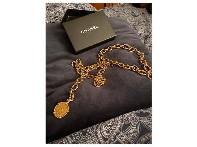 Cambon Chanel Kettengürtel Gold Metall 80 cm Golden - Ansicht 3