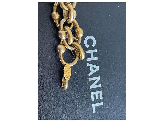 Cambon Chanel Kettengürtel Gold Metall 80 cm Golden - Ansicht 4