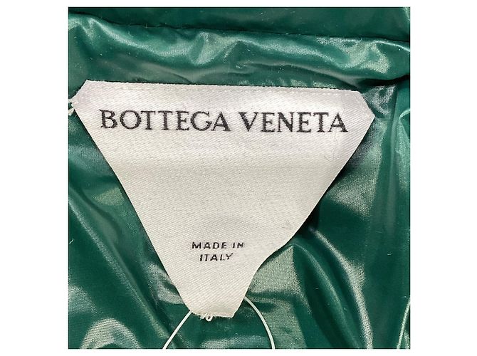 Bottega Veneta Puffer-Mantel aus grünem Polyamid - Ansicht 5