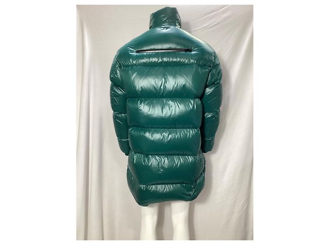 Bottega Veneta Puffer-Mantel aus grünem Polyamid - Ansicht 8