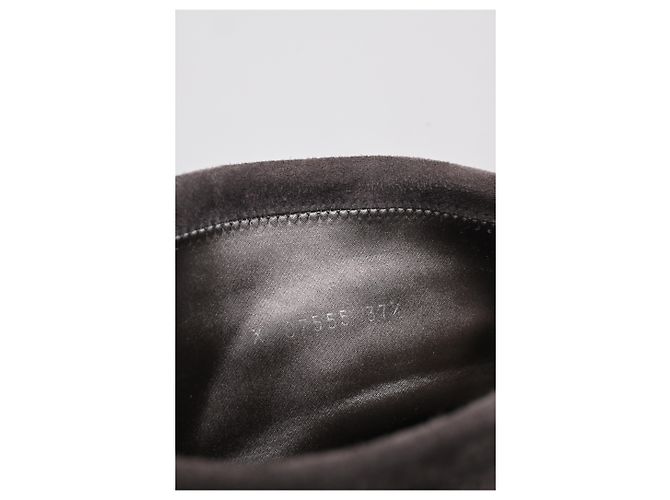 Botas sobre la rodilla Stuart Weitzman en ante gris - vista 17