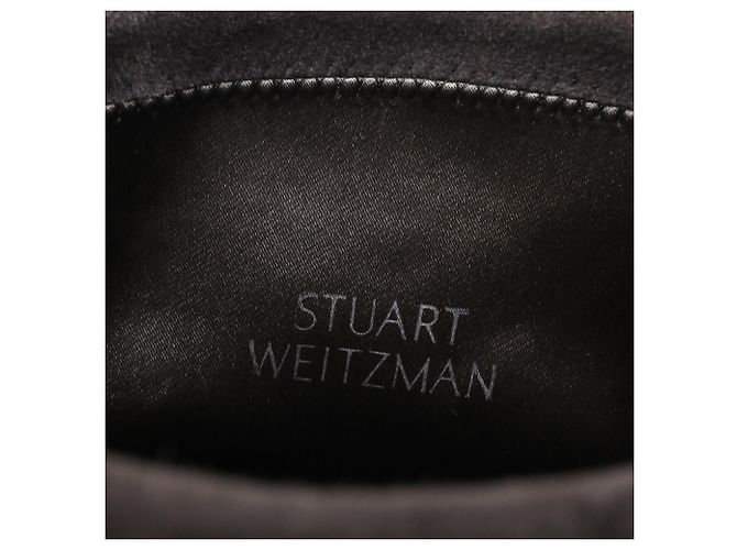 Botas sobre la rodilla Stuart Weitzman en ante gris - vista 7