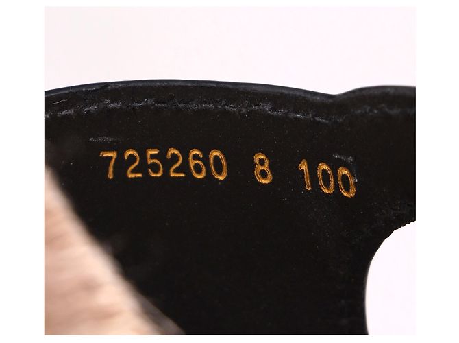 Espadrillas Gucci Interlocking G in pelle nera - vista 17