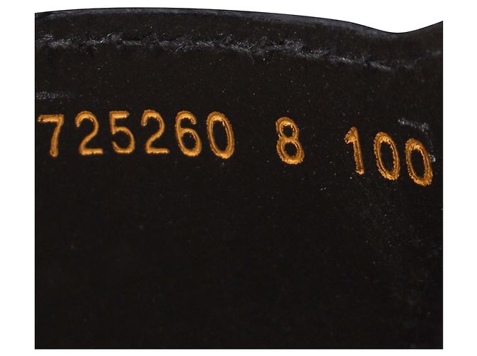 Espadrillas Gucci Interlocking G in pelle nera - vista 8