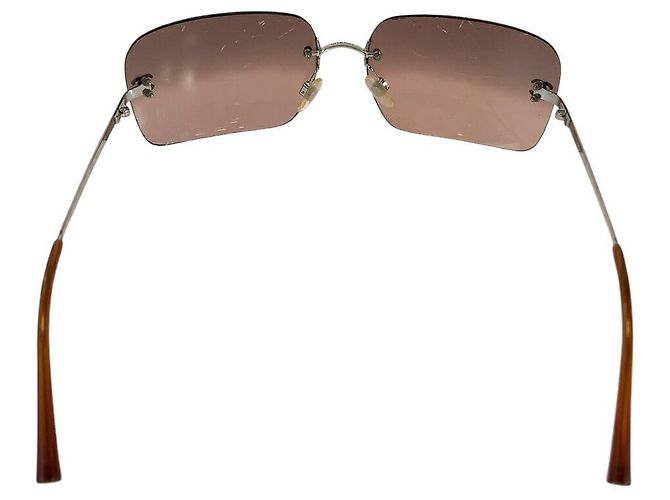 Chanel Coco Mark Plastic Sunglasses 4017 Brown - view 3