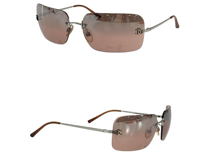 Chanel Coco Mark Plastic Sunglasses 4017 Brown - view 4