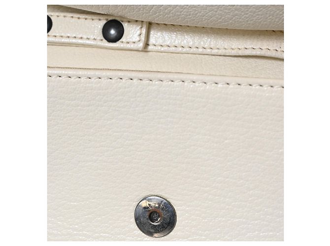 Céline Borsa a tracolla Celine Mini Logo in pelle bianca Bianco - vista 10