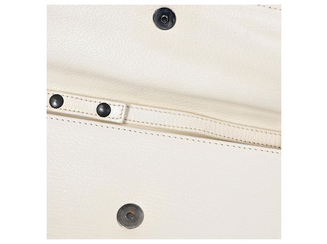 Céline Borsa a tracolla Celine Mini Logo in pelle bianca Bianco - vista 11