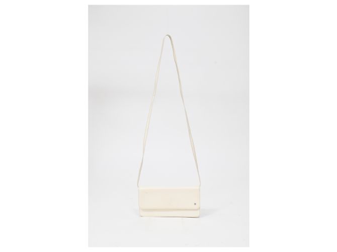Céline Borsa a tracolla Celine Mini Logo in pelle bianca Bianco - vista 16