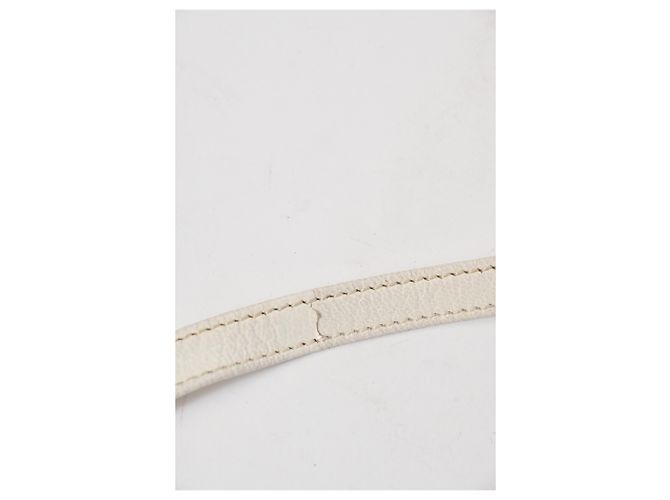 Céline Borsa a tracolla Celine Mini Logo in pelle bianca Bianco - vista 28
