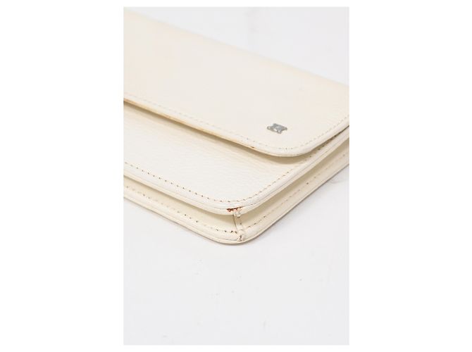 Céline Borsa a tracolla Celine Mini Logo in pelle bianca Bianco - vista 29