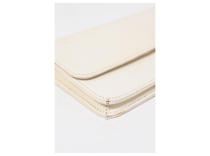 Céline Borsa a tracolla Celine Mini Logo in pelle bianca Bianco - vista 30