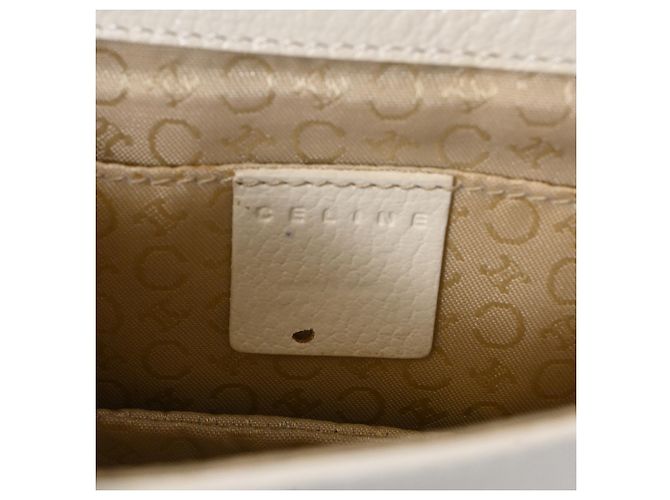 Céline Borsa a tracolla Celine Mini Logo in pelle bianca Bianco - vista 6