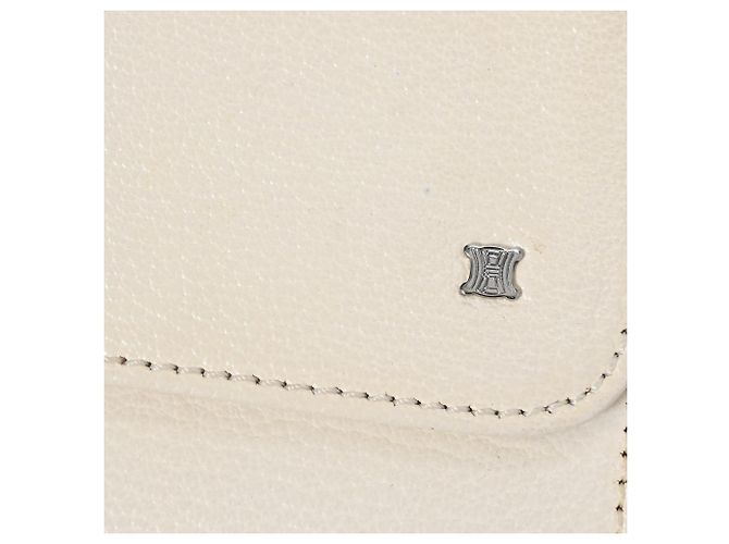 Céline Borsa a tracolla Celine Mini Logo in pelle bianca Bianco - vista 9