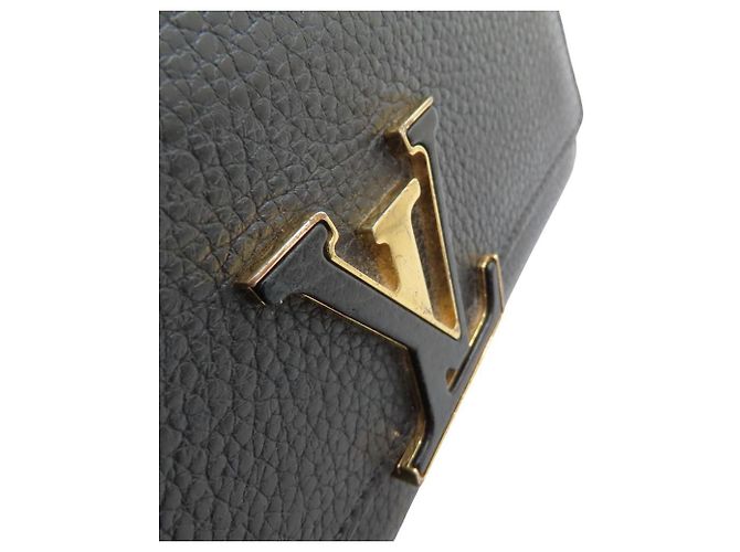 Cartera Larga Capucines Taurillon Louis Vuitton M61248 Negro - vista 5