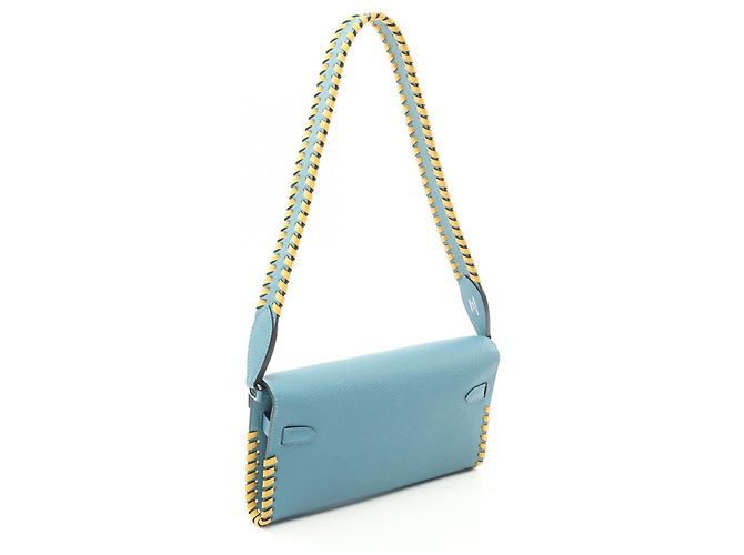 Hermès Hermes Kelly To Go Tressage Shoulder Bag Blue - view 2