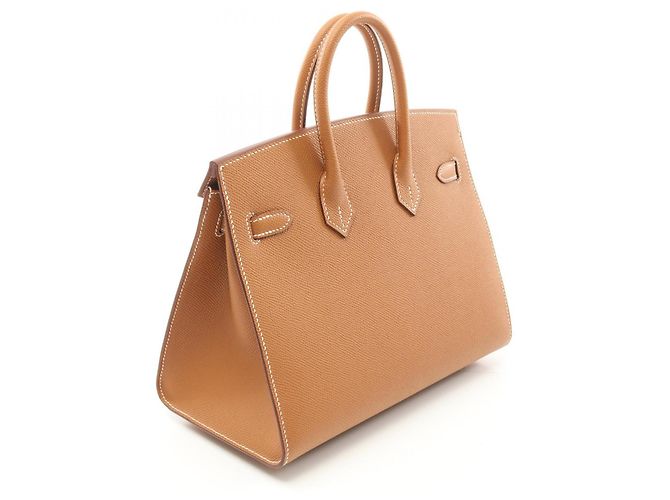 Hermès Sac à main Hermes Birkin 25 Marron - vue 2