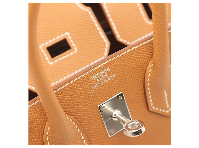 Hermès Sac à main Hermes Birkin 25 Marron - vue 4