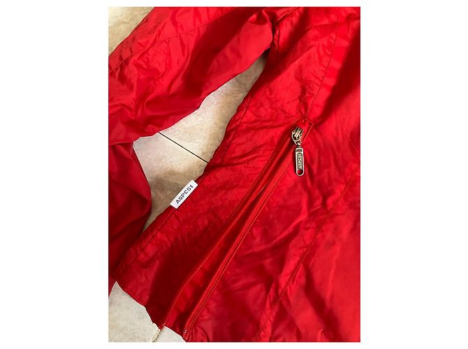 Aspesi Rote Wasserfeste Nylon Steppjacke Mädchen - Ansicht 4